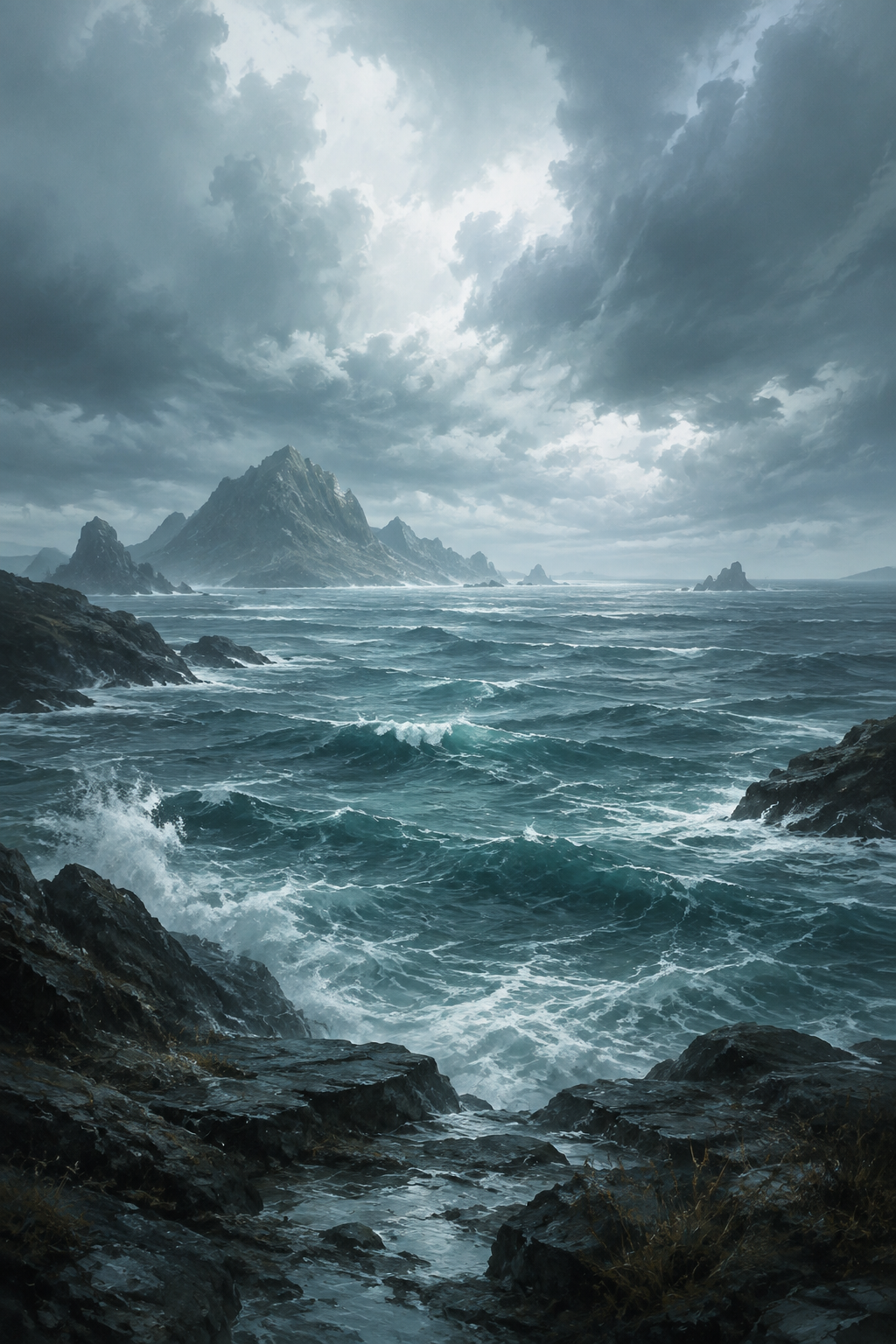 Ocean environment concept illustration